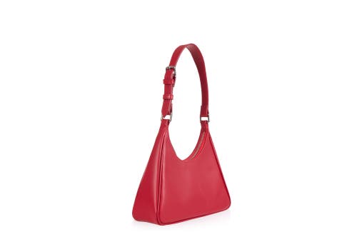 Shop Joanna Maxham Prism Hobo In Red Leather