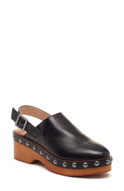 Kelsi Dagger Brooklyn Warehouse Slingback Platform Clog in Black