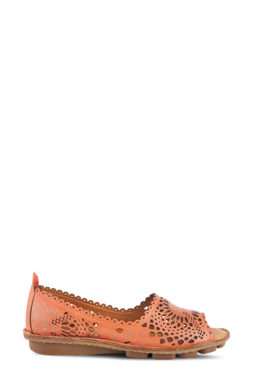 Shop Spring Step Brandal Wedge Sandal In Orange