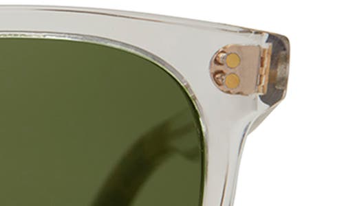 TOMS TOMS FITZPATRICK 52MM POLARIZED RECTANGULAR SUNGLASSES