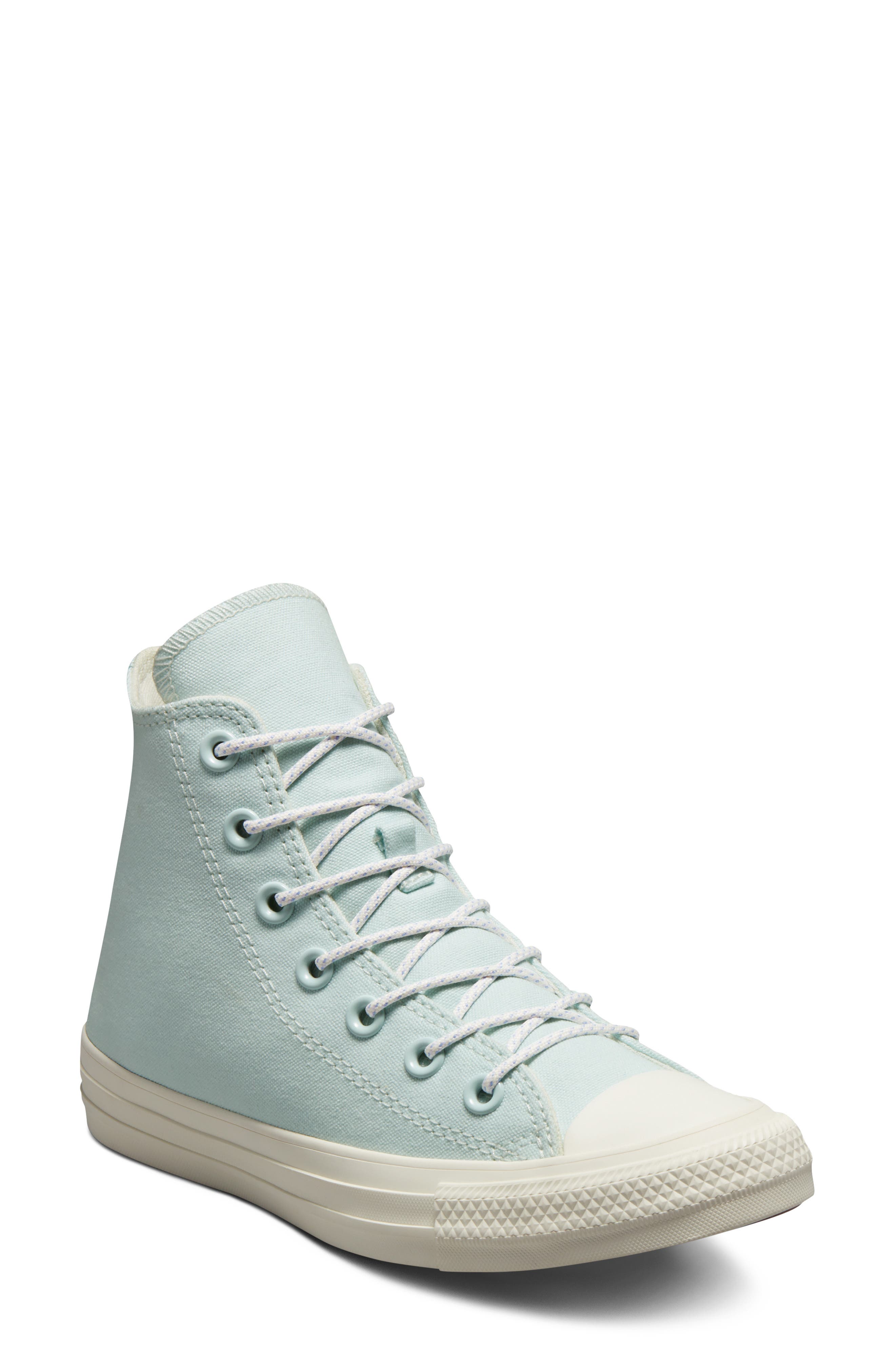 converse platform high top green