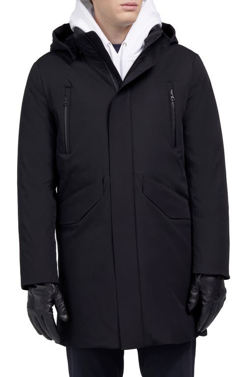 Cardinal of Canada Marco Lightweight Hooded Down Coat in Black