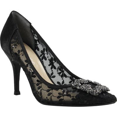 J. Renee Bilboa Pointy Toe Pump B - Black