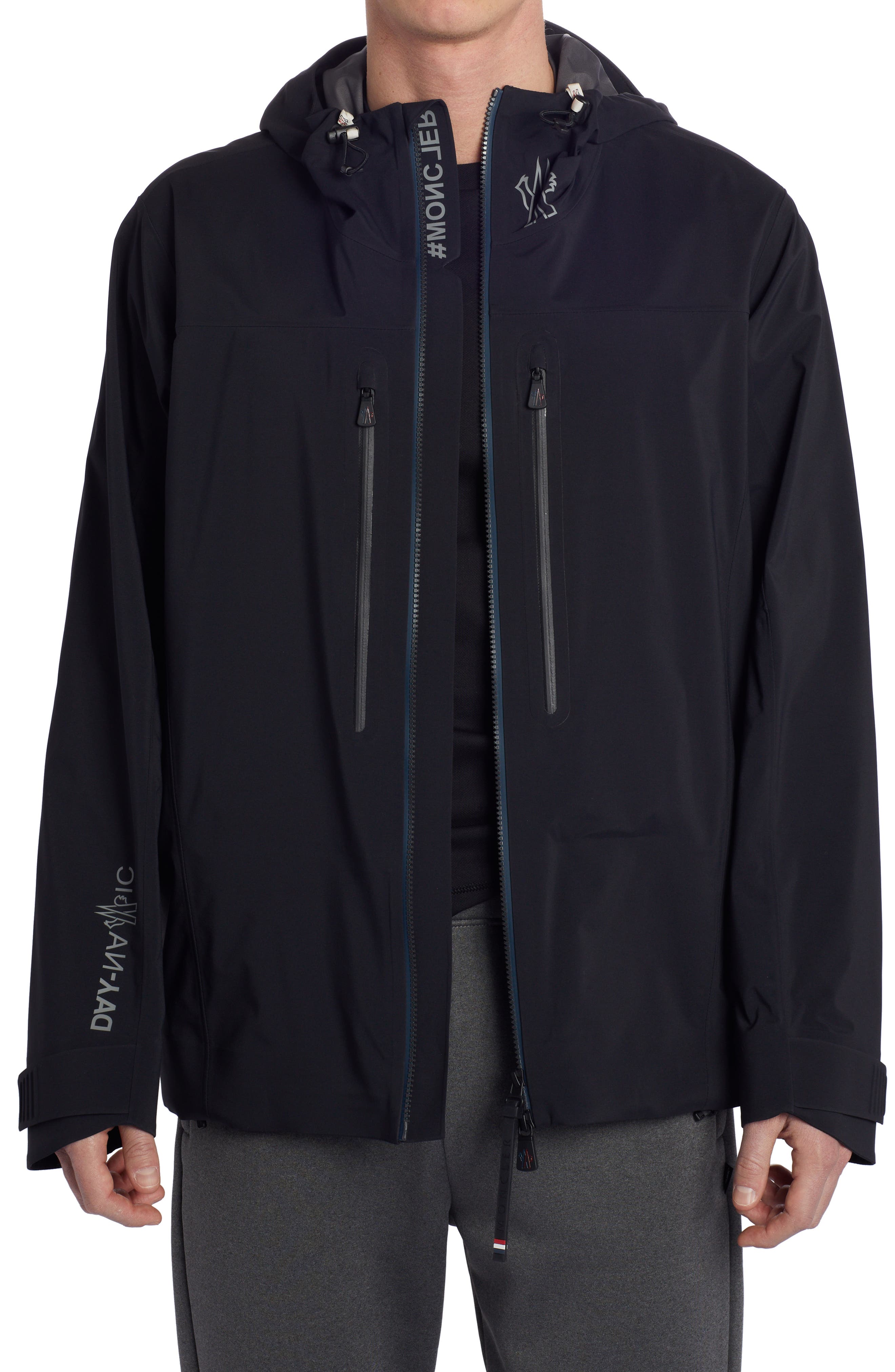 Moncler Grenoble DAY-NAMIC Fuyens Hooded Jacket Male Black Size 4