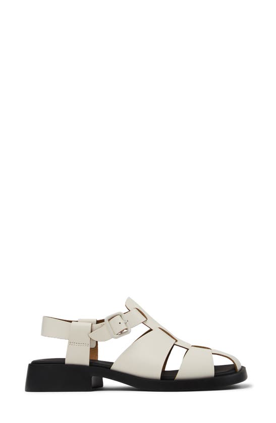 Shop Camper Dana Sandal In White Natural