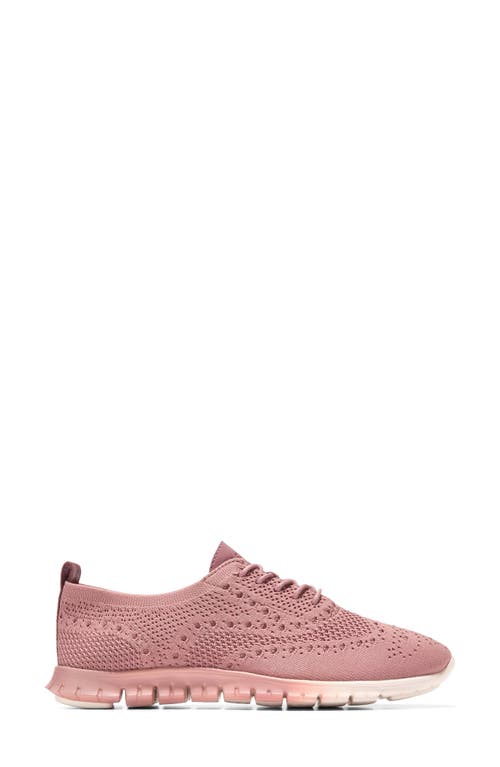 Cole Haan Zerogrand Stitchlite Oxford In Light Rose Knit