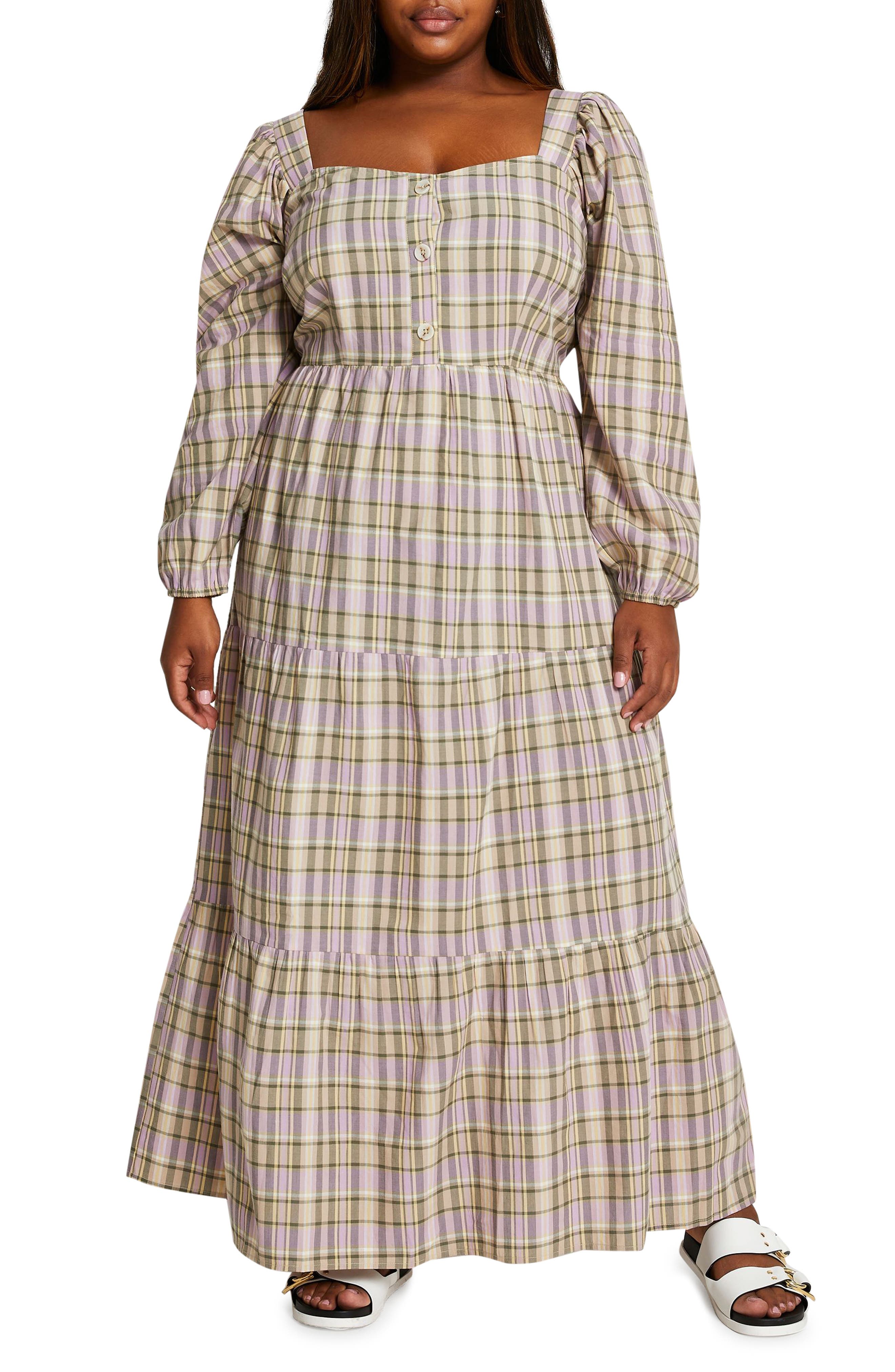 plaid dress nordstrom