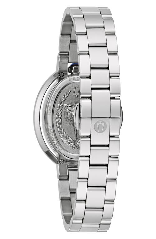 Shop Bulova Classic Rubaiyat Bracelet Watch, 28.8mm In Silverone