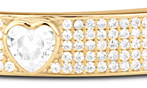 Shymi Cubic Zirconia Bangle In Gold/white