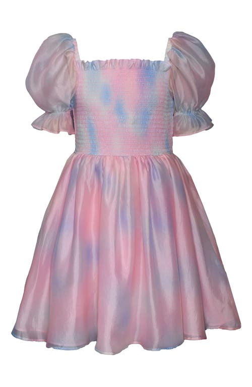 Iris & Ivy Kids' Watercolor Print Dress Pink Multi at Nordstrom,