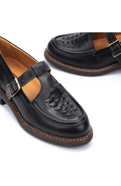 Pikolinos Aldaya Buckle Strap Loafer In Black
