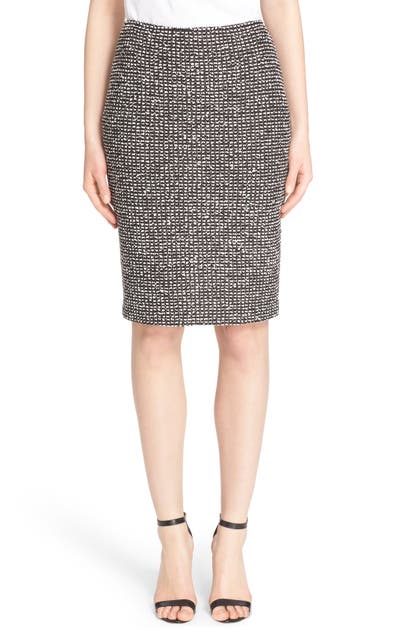 Click to view more detailed imagery on our partner's website St. John 'moorisha' Knit Pencil Skirt In Mahogany Multi