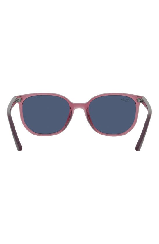 Shop Ray Ban Ray-ban Kids' Elliot Junior 46mm Square Sunglasses In Trans Pink