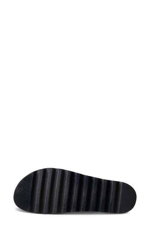 Reef Cushion Sage Platform Clog In Black/black