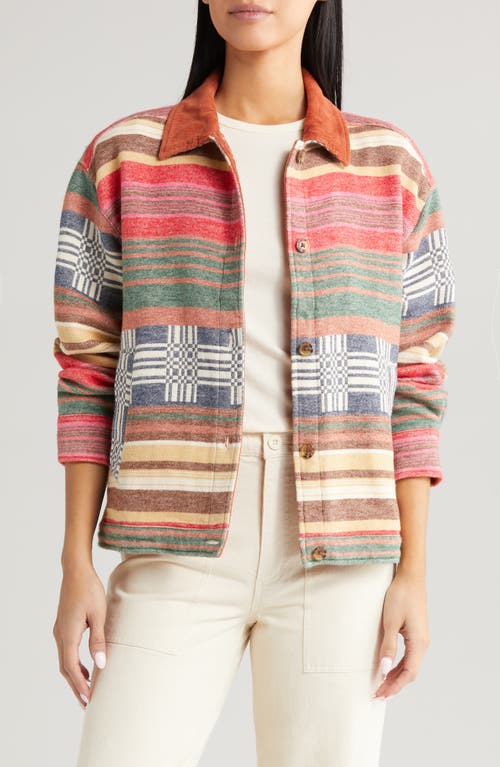 Benito Cotton Jacket in Red Multi