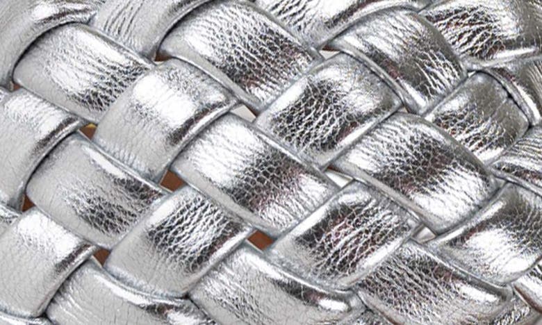 Shop Italian Shoemakers Hasley Flip Flop In Silver
