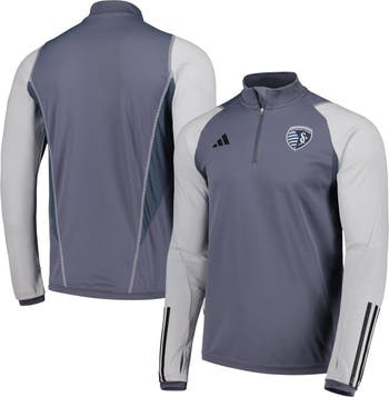 Men's adidas Black Portland Timbers Tiro Training AEROREADY Quarter-Zip  Jacket