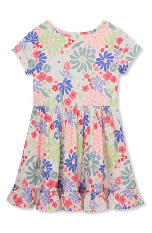 PEEK AREN'T YOU CURIOUS PEEK AREN'T YOU CURIOUS KIDS' FLORAL PRINT FLOUNCE HEM DRESS 