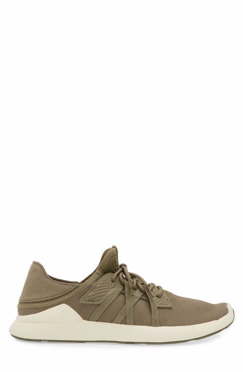 Shop Olukai Holo Convertible Mesh Sneaker In Hunter/off White