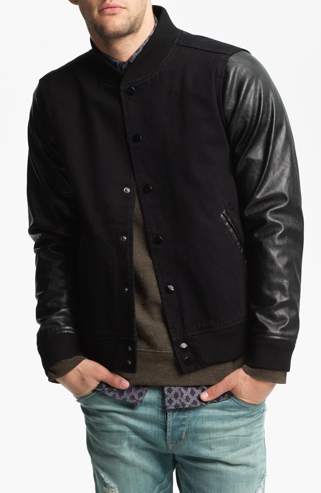 obey letterman jacket