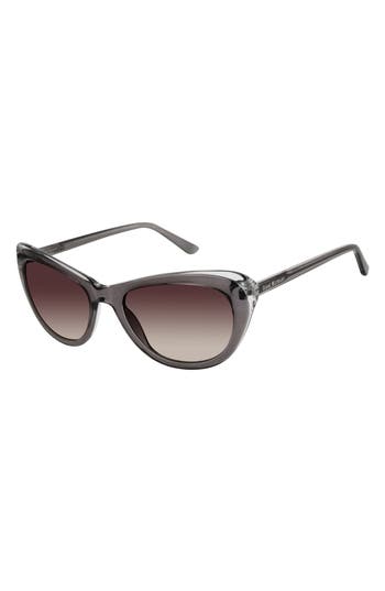 Isaac Mizrahi New York 54mm Cat Eye Sunglasses In Gray