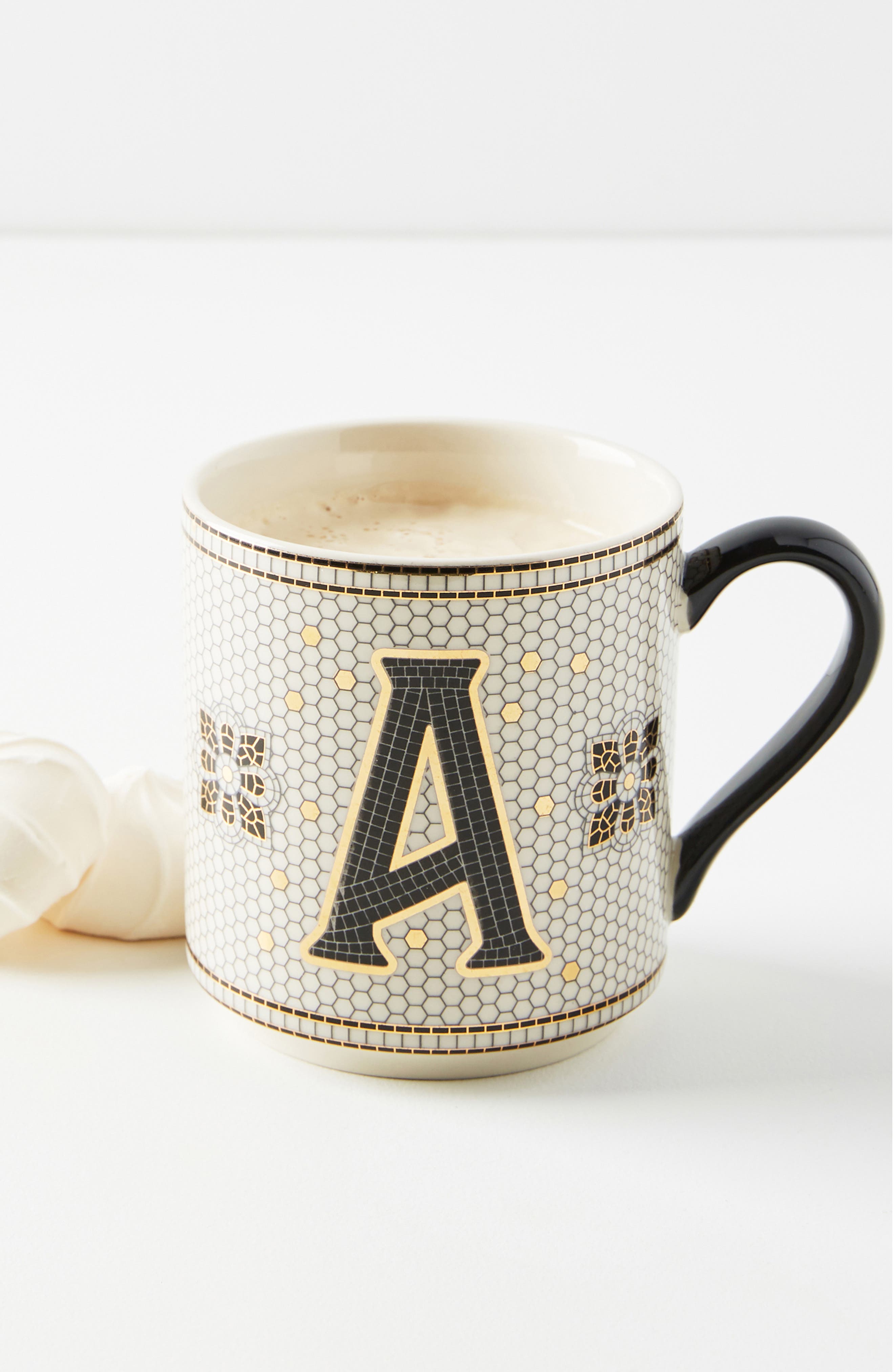 Anthropologie Home Bistro Monogram Mug | Nordstrom