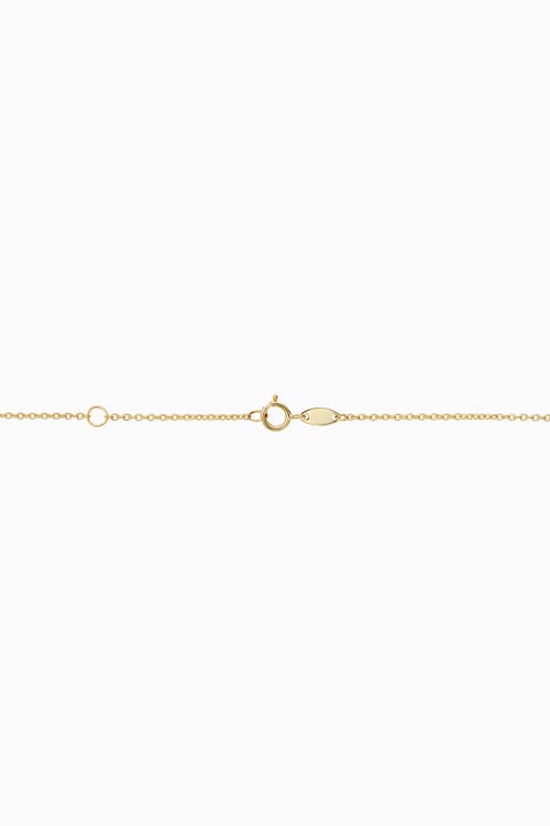 Oradina 14k Gold Crossed Paths Pendant Necklace In Yellow Gold