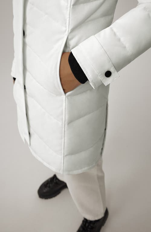 Canada Goose Lorette Hooded Puffer Parka In North Star White