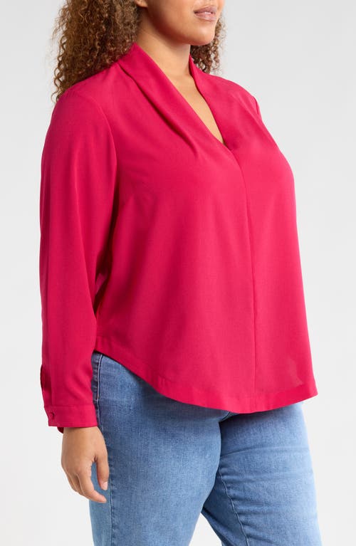 UNIVERSAL STANDARD UNIVERSAL STANDARD BETTER THAN CRÊPE DE CHINE V-NECK TOP 