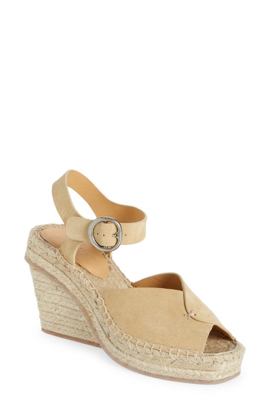 Rag & Bone Santiago Espadrille Wedge Sandal In Dune Suede | ModeSens