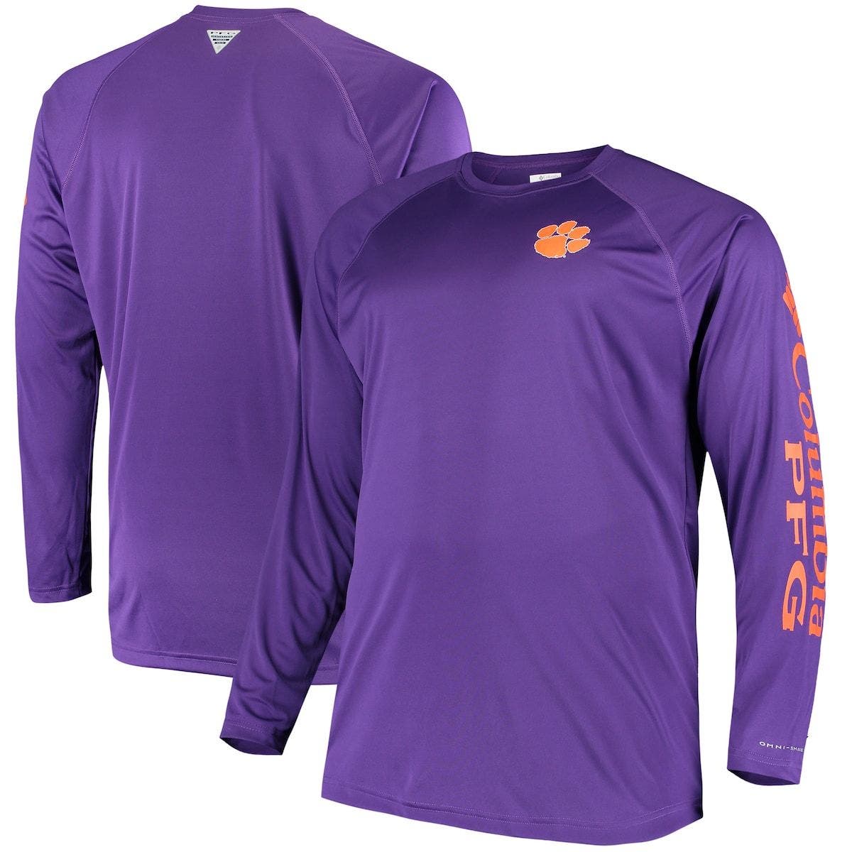 purple columbia shirt