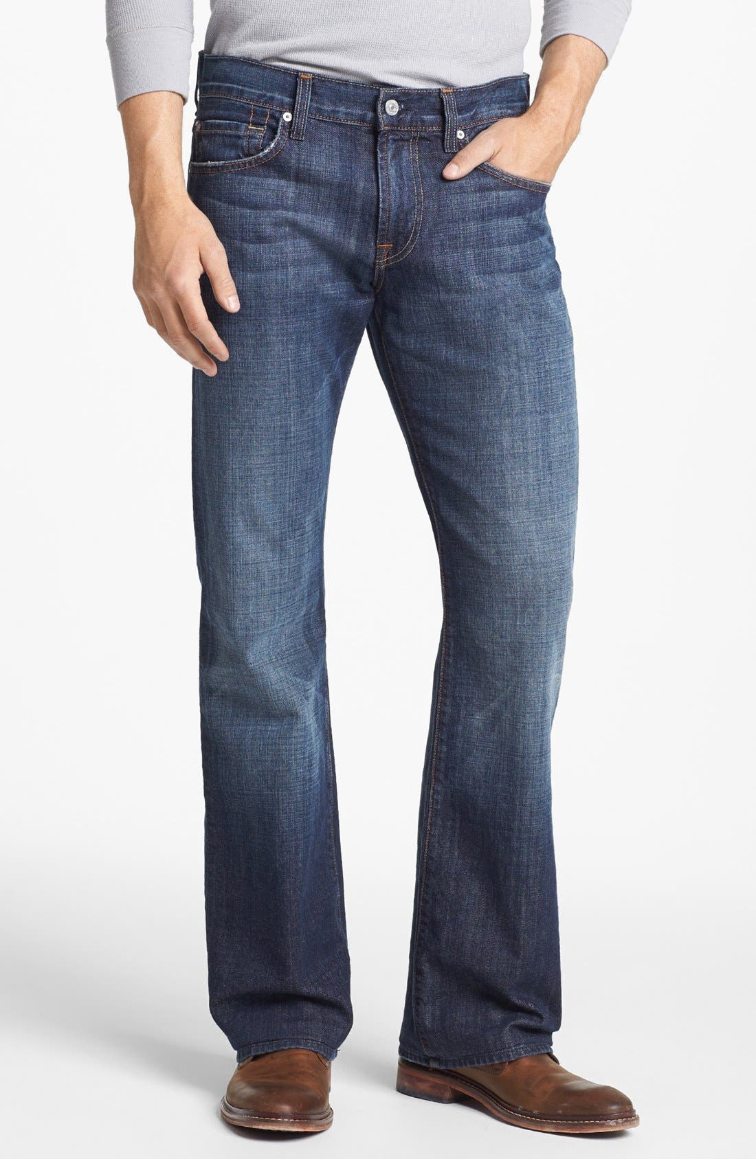 7 for all mankind men's brett bootcut jean
