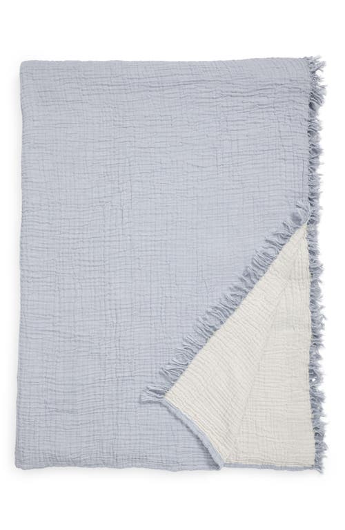 House No.23 Alaia Blanket in Stone Blue at Nordstrom