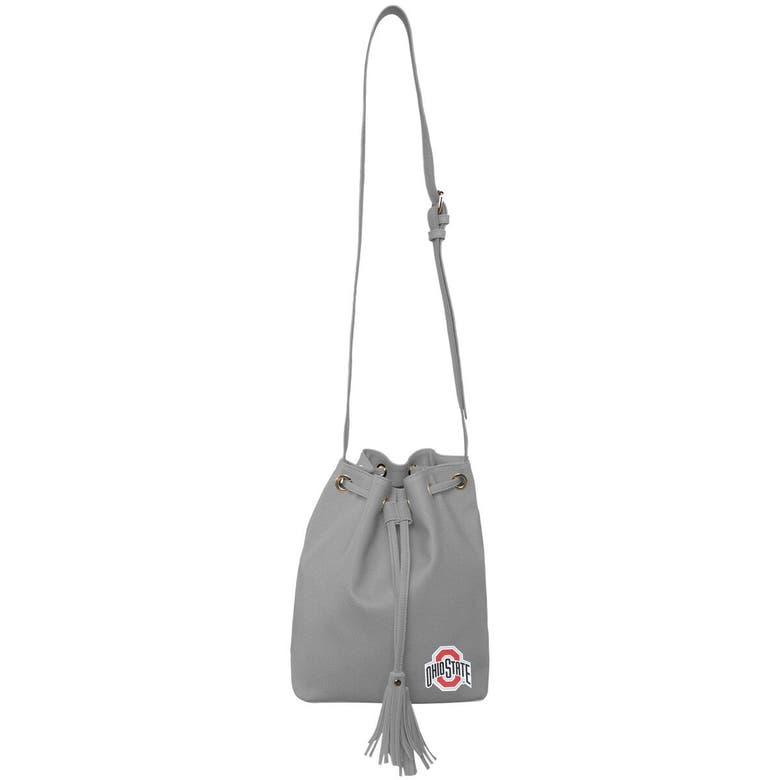 Foco Ohio State Buckeyes Cinch Purse In Gray