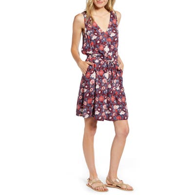 Hinge Sleeveless Popover Dress, Blue