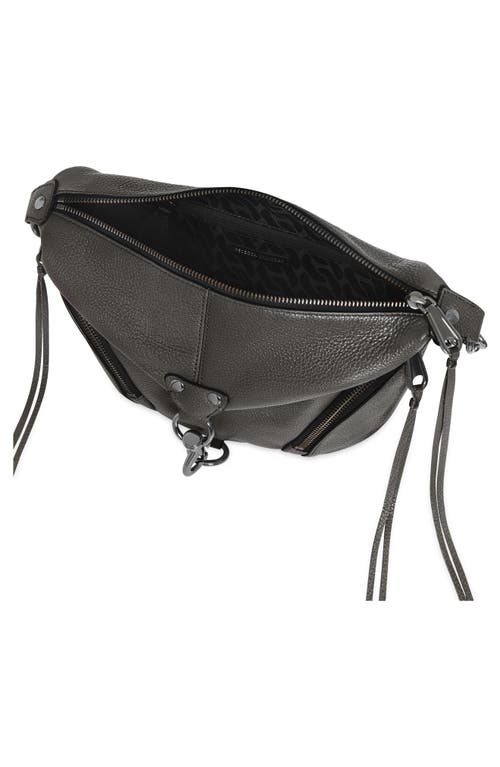 Rebecca Minkoff Small Julian Leather Crossbody In Elephant