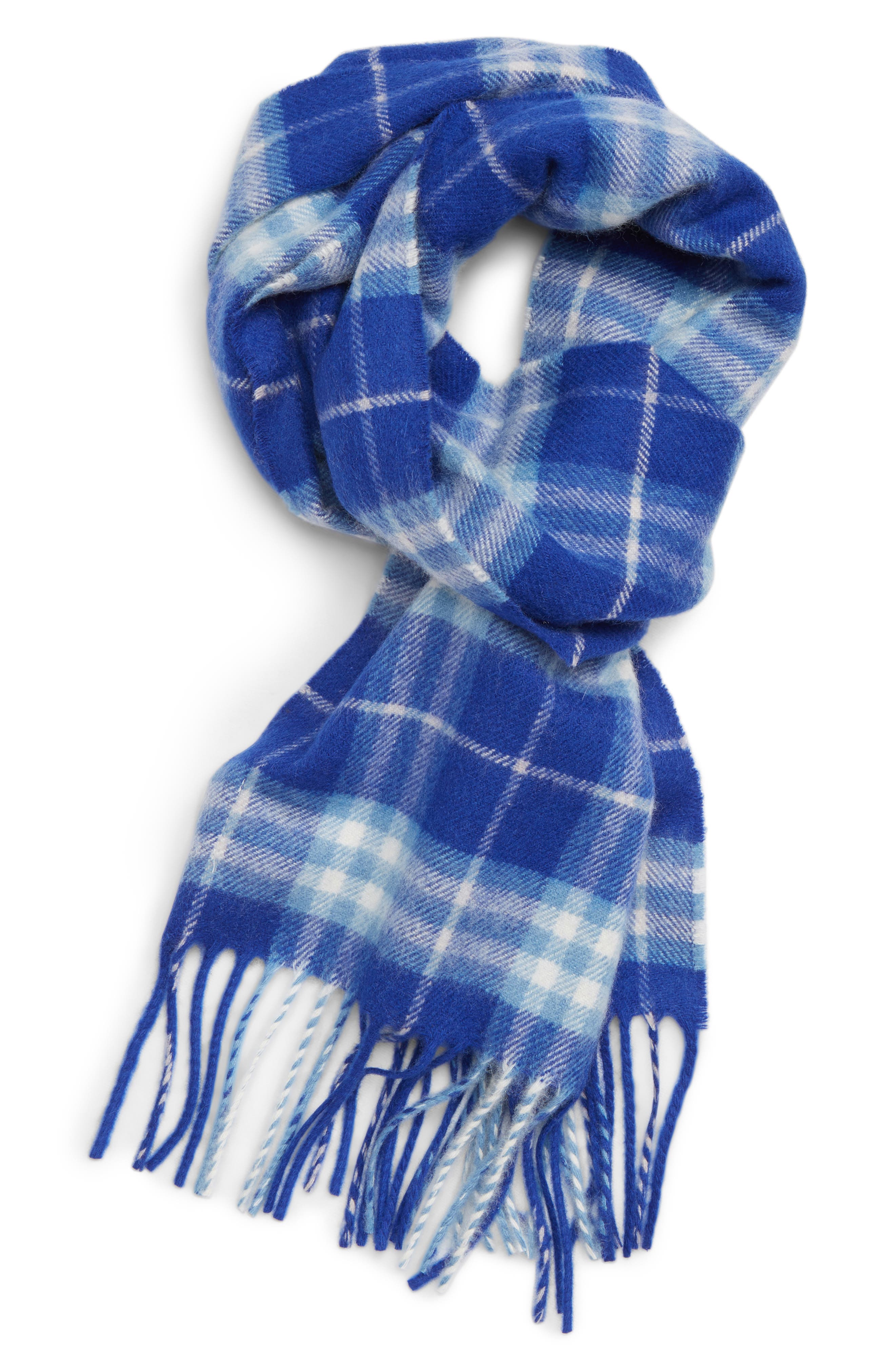 burberry scarf kids blue