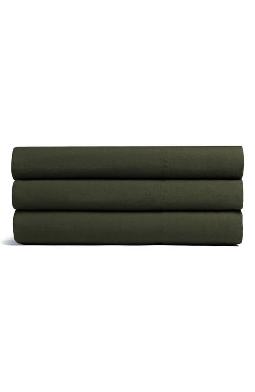 Parachute Brushed Cotton Top Sheet in Evergreen 