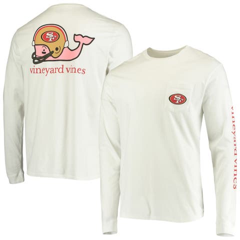 Vineyard Vines Women's Vineyard Vines White Las Vegas Raiders Helmet Long  Sleeve T-Shirt