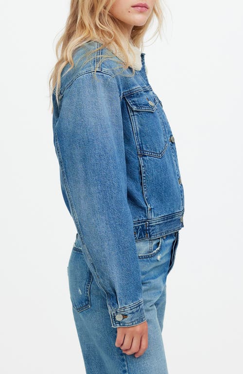 MADEWELL MADEWELL FLEECE COLLAR JEAN JACKET 