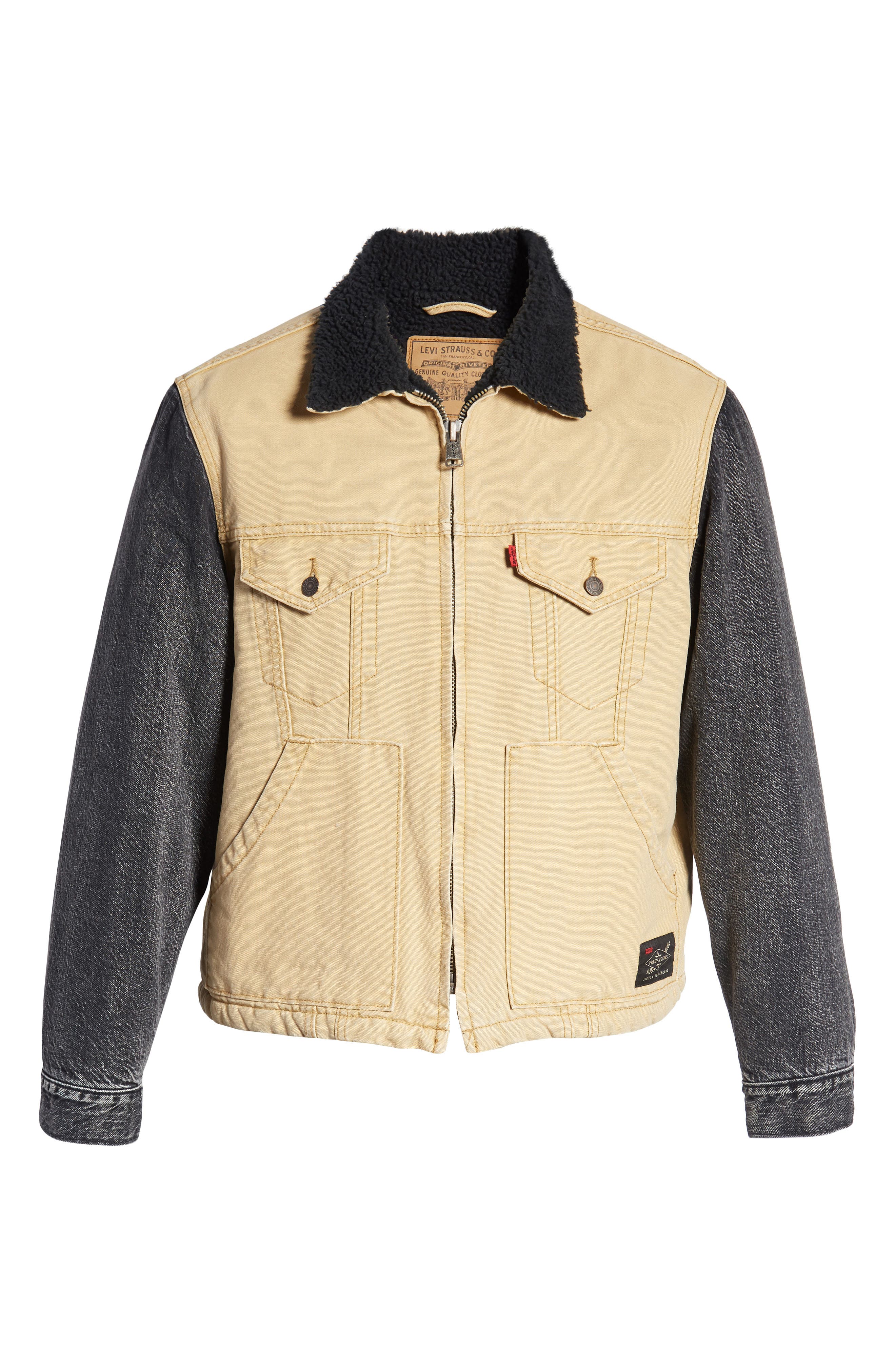 lined trucker jacket by justin timberlake