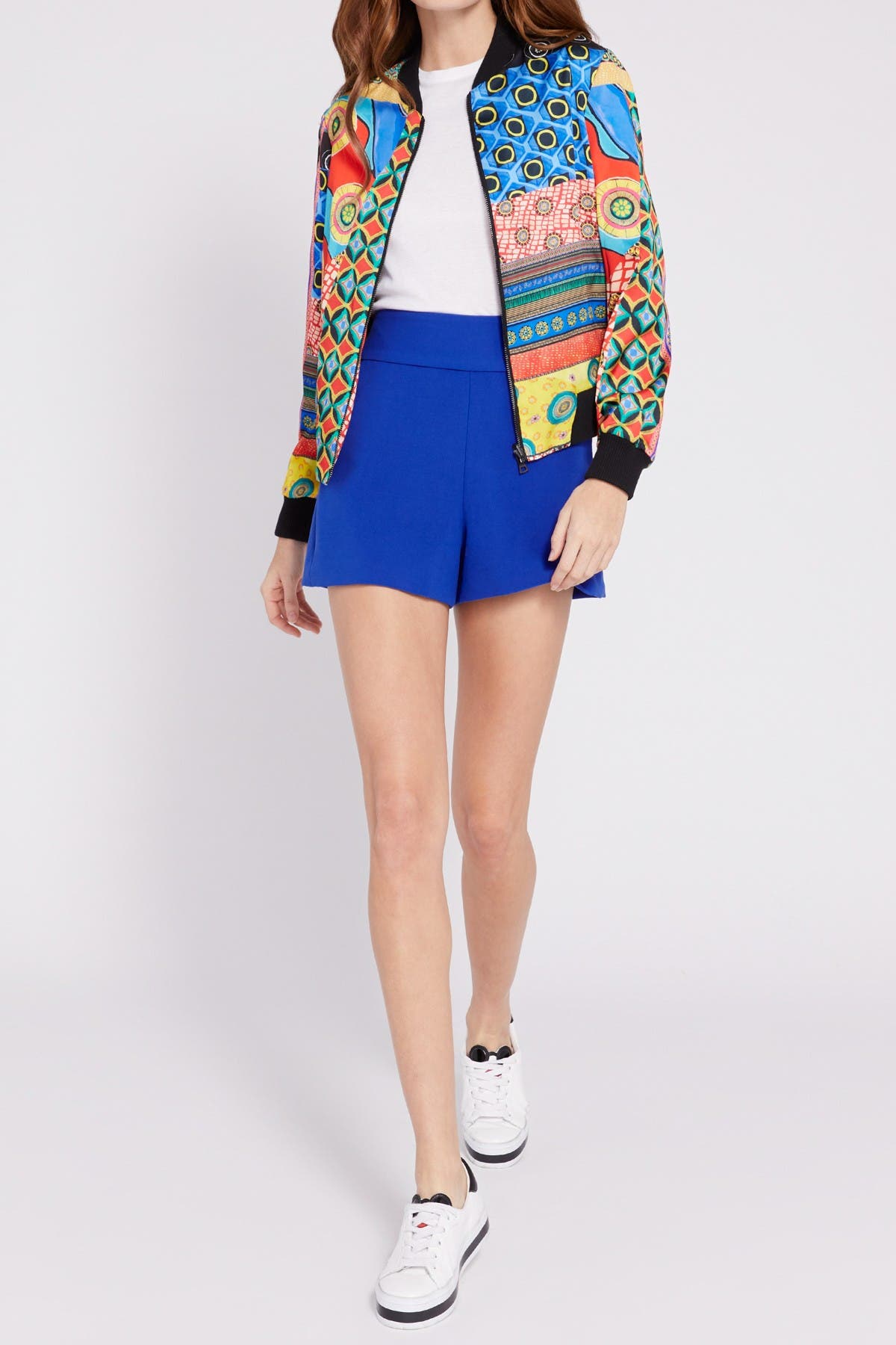 alice and olivia reversible bomber jacket