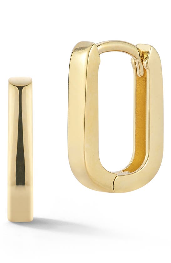 Ember Fine Jewelry Oval Hoop Earrings In 14k Gold