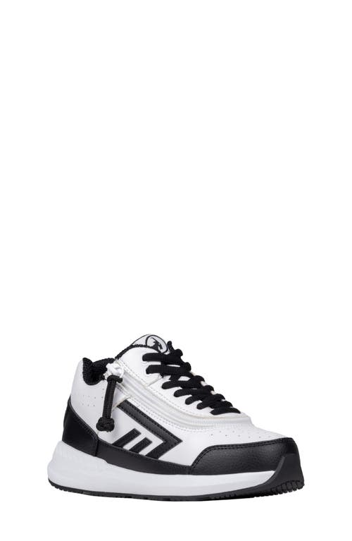 BILLY Footwear Kids' Goat Hoop Sneaker in White/Black 