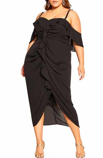 City chic estella off the best sale shoulder dress