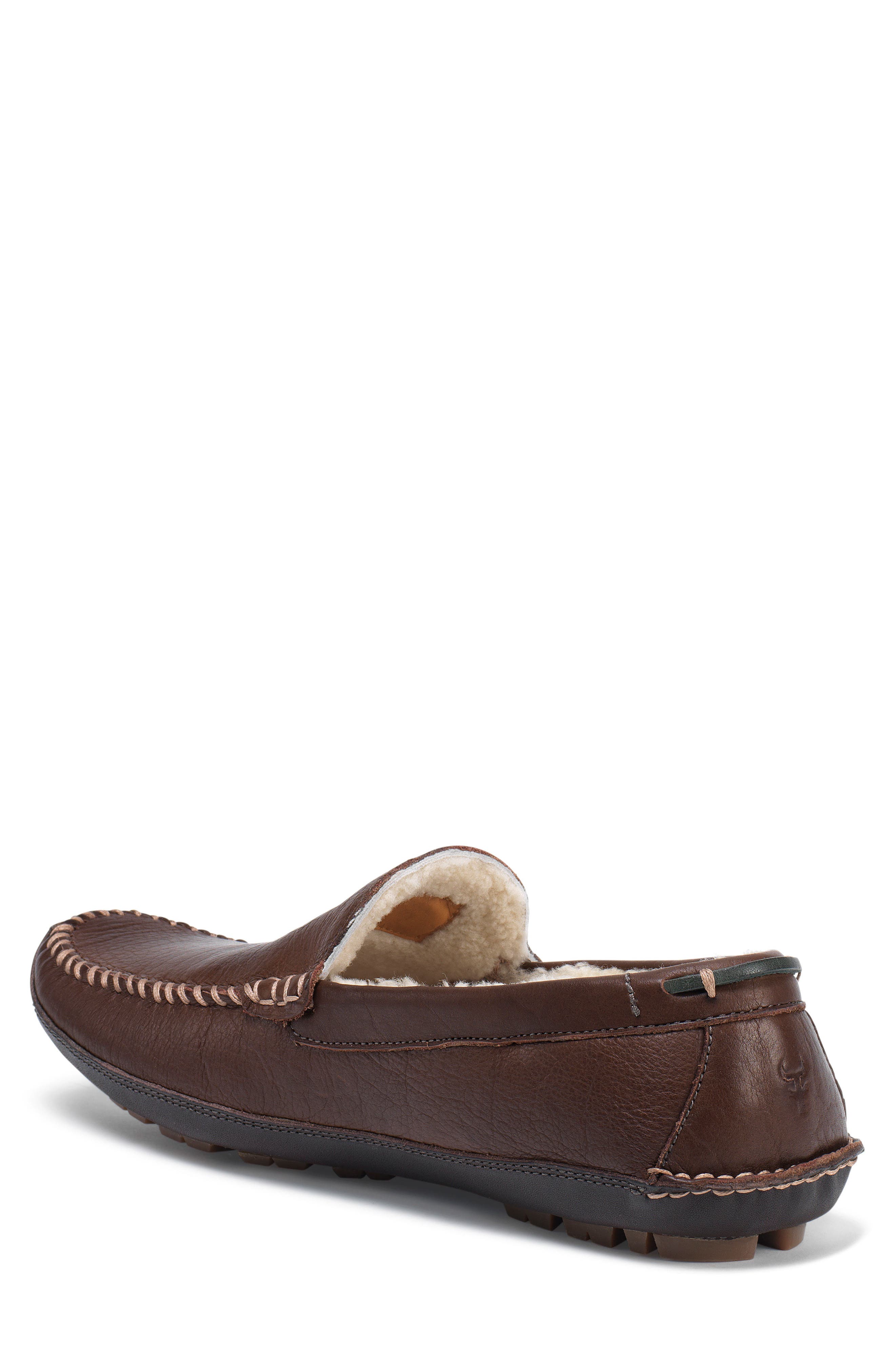 Trask Denton Genuine Shearling Lined Driving Shoe Nordstrom Rack