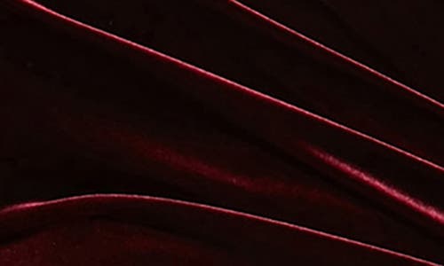 Alex Evenings Surplice Neck Velvet Dress In Wine