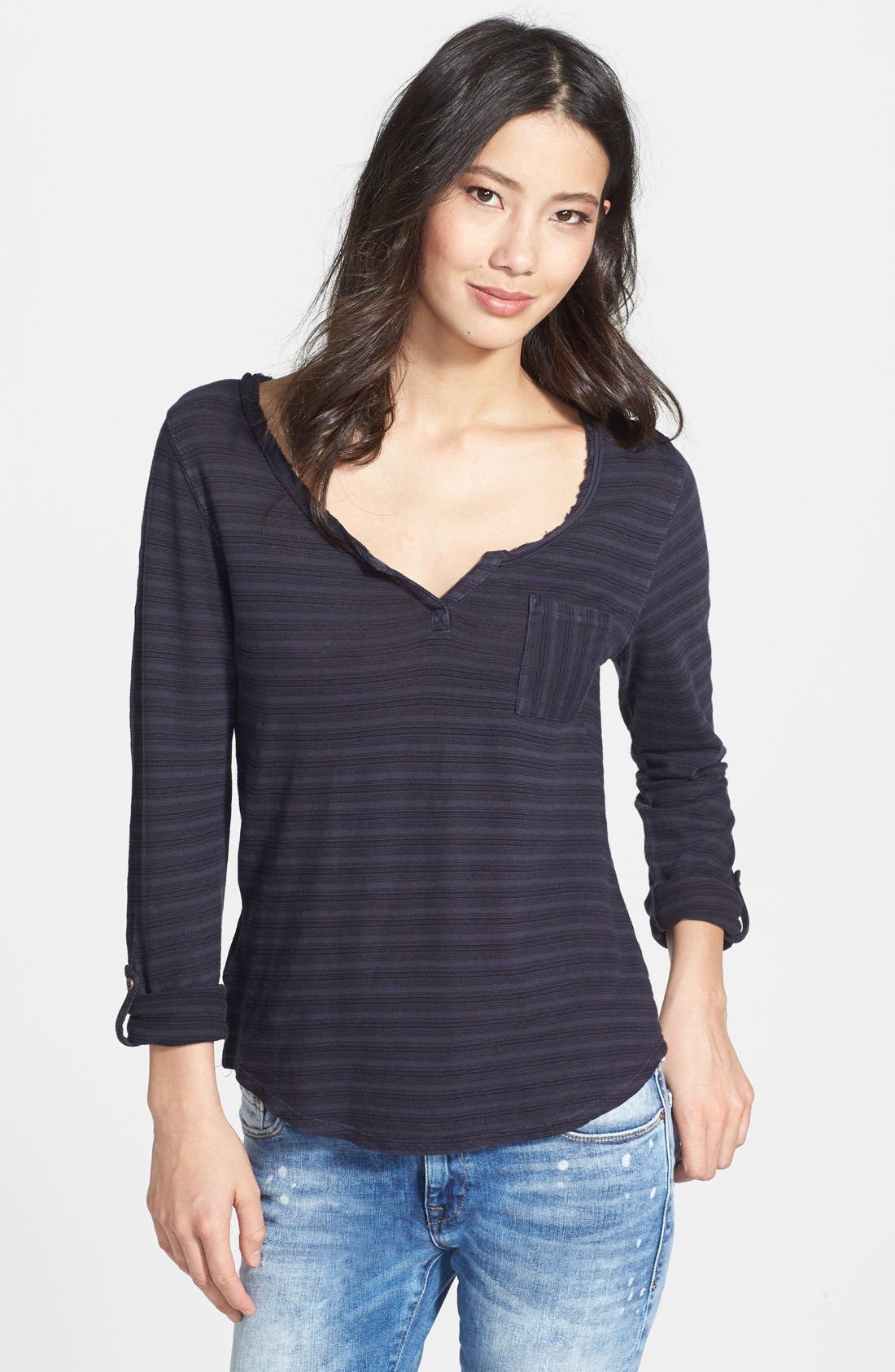 Lucky Brand 'Costa Mesa' Pocket Top Nordstrom