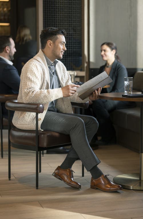 Florsheim Rucci Cap Toe Oxford In Cognac