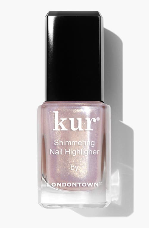 Shop Londontown Shimmering Nail Highlighter Polish In Sunkissed